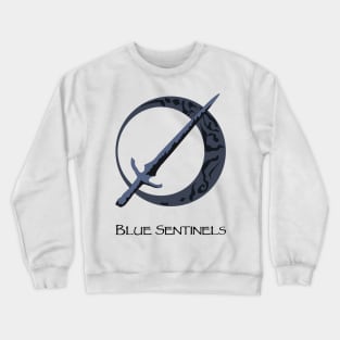 Blue Sentinels - Text Crewneck Sweatshirt